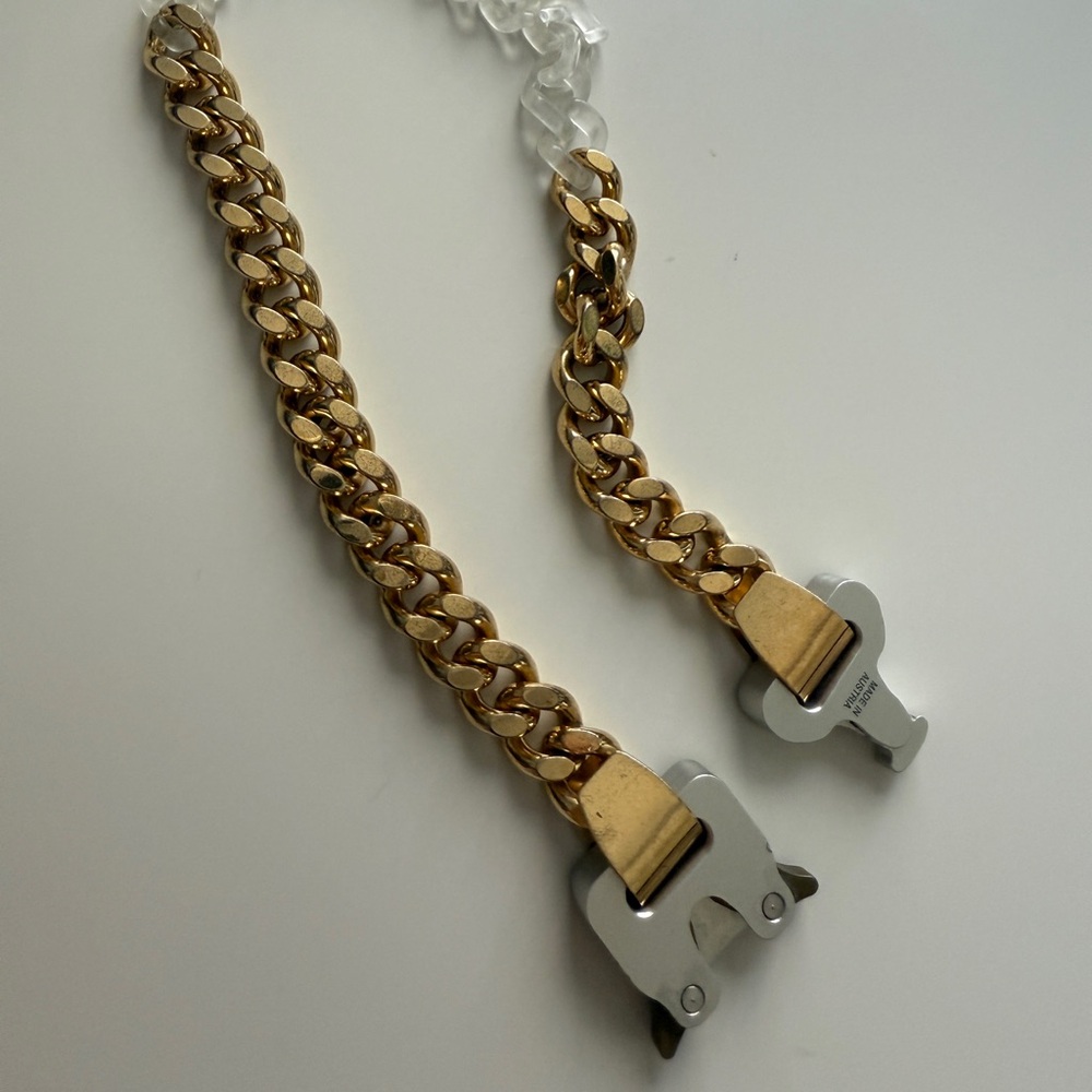Gold and Silver Chain Bracelet